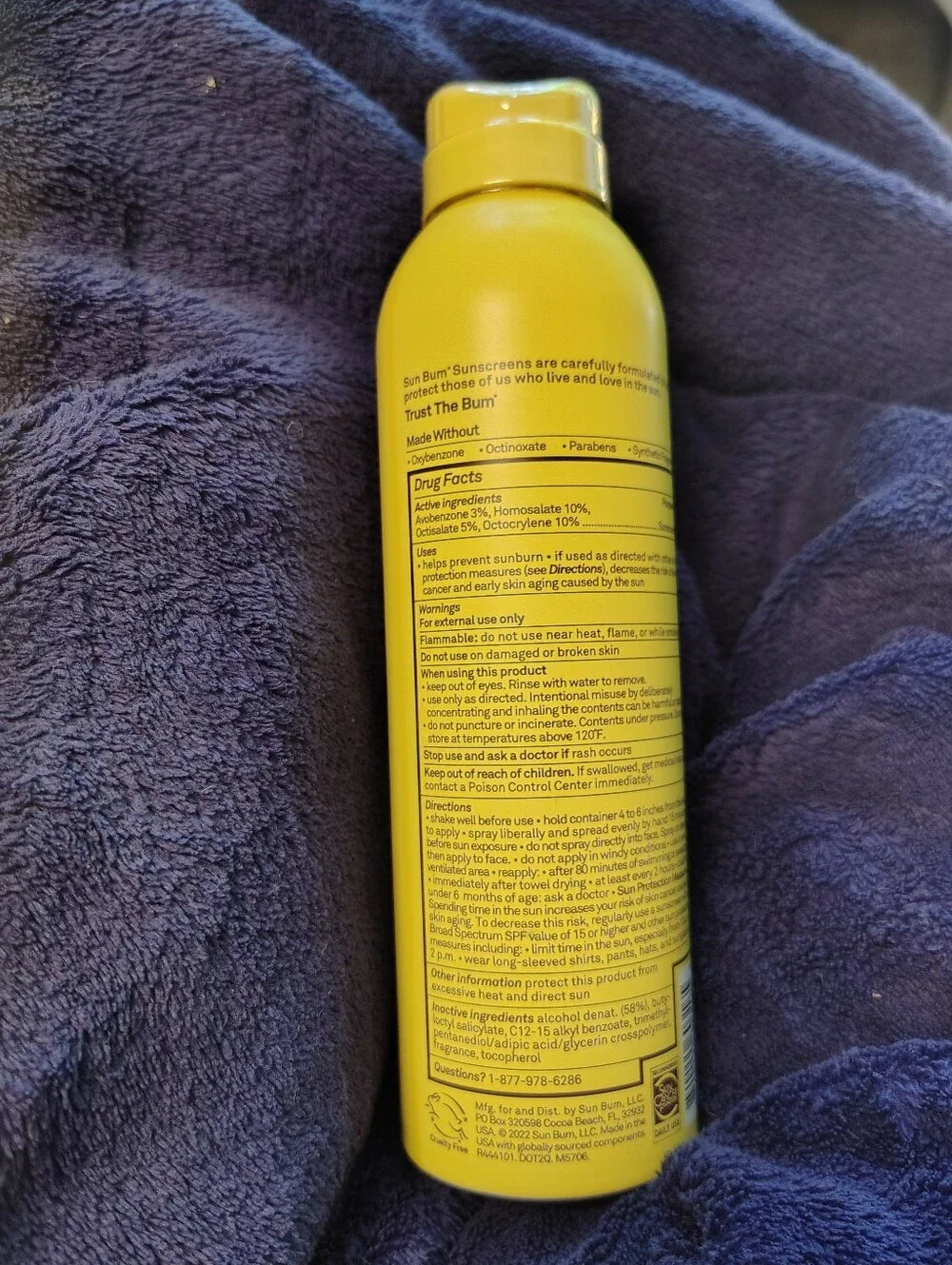 NEW & SEALED Sun Bum Kids SPF 50 Clear Sunscreen Spray – 6 oz water resistant